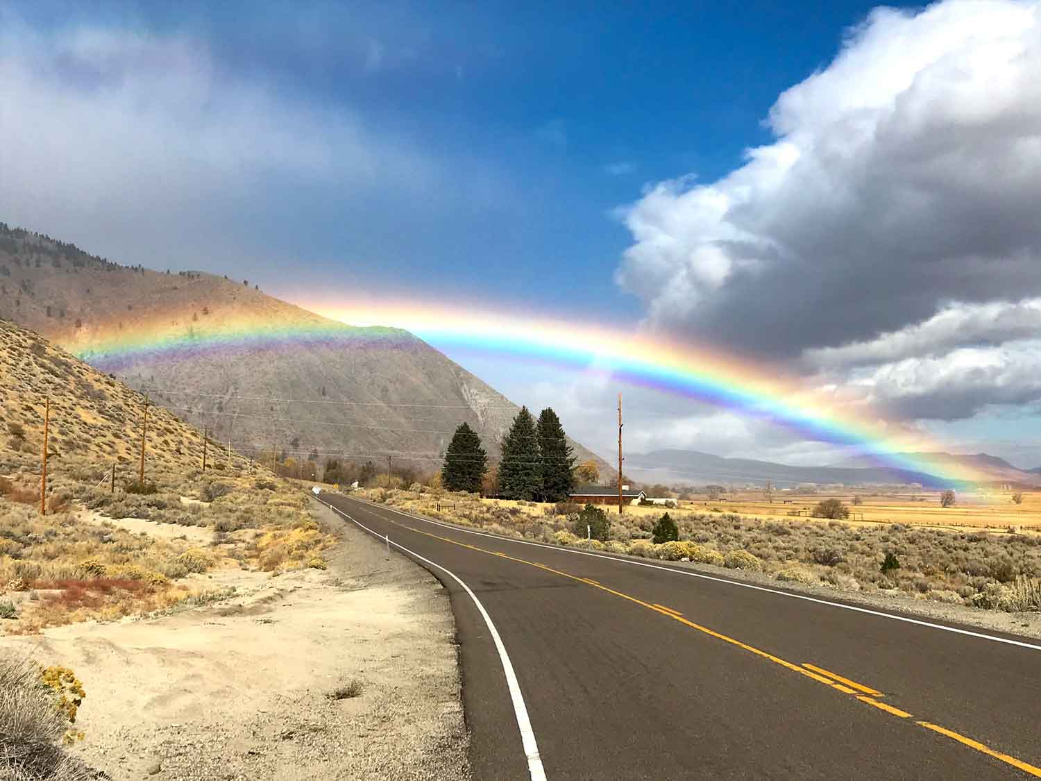 Rainbow in Minden CA via STOPSTU.COM Rainbow in Minden CA via STOPSTU.COM