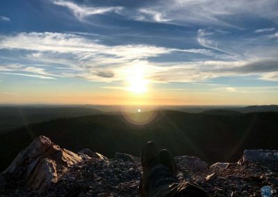 Sunrise from Duncan Peak, California