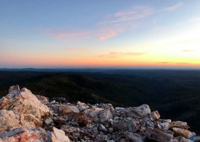 Sunrise from Duncan Peak, California