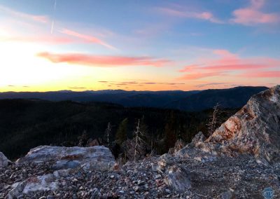 Sunrise from Duncan Peak, California