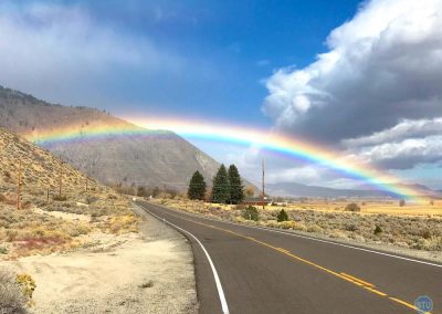 Rainbow near Minden, NV