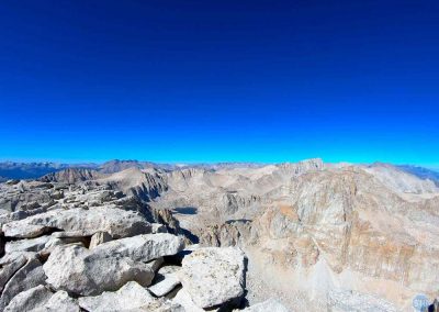 Mount Whitney from top of Mount Langley, CA