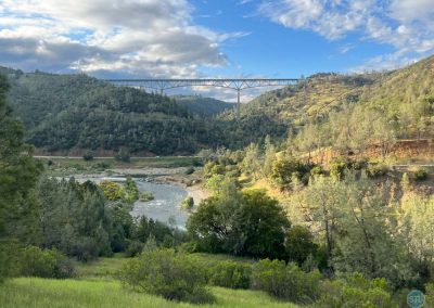 Forresthill Bridge & American River Confluence near Auburn, CA